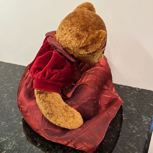 GUND Jewel Teddy Bear Plush Stuffed Animal Burgundy Dress - Picture 6 of 9